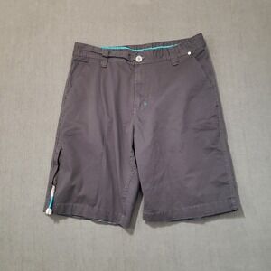 Plane Shorts Mens Size 32 Flat Front Gray